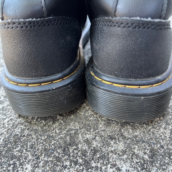 Doc Martens Youth 1460 Overlay Leather Boots - Size 2 - Picture 8 of 9